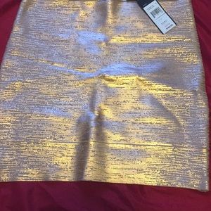 BCBG skirt, Metallic pink!